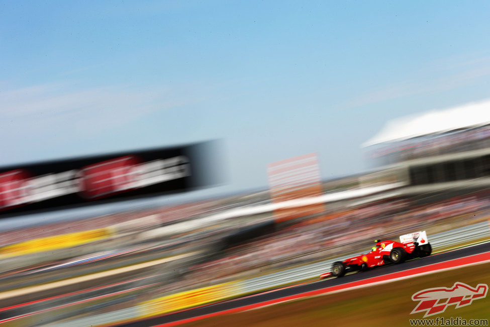 Felipe Massa en la carrera del GP de EE.UU. 2012