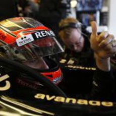 Romain Grosjean, listo para disputar los libres del viernes en Austin