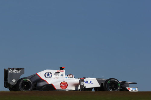 Kamui Kobayashi pilota el C31 en Austin