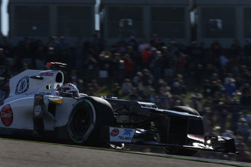 Kamui Kobayashi termina los Libres 2 del GP de Estados Unidos 2012