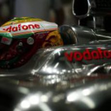 Nuevo casco de Lewis Hamilton para el fin de semana en Brasil