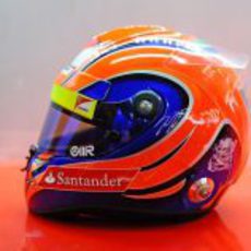 Casco de Felipe Massa para el GP de Brasil 2012