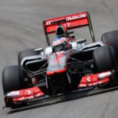 Jenson Button en los libres 3 del GP de Brasil 2012