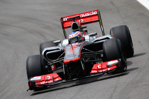 Jenson Button en los libres 3 del GP de Brasil 2012