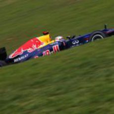 Sebastian Vettel en los libres 3 del GP de Brasil 2012