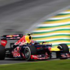 Mark Webber en los libres 3 del GP de Brasil 2012