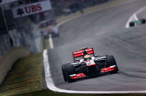 Hamilton busca la 'pole' en el GP de Brasil 2012