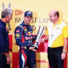 Sebastian Vettel gana el premio DHL de la temporada 2012