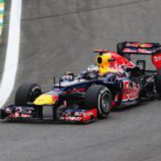 Sebastian Vettel en el GP de Brasil 2012