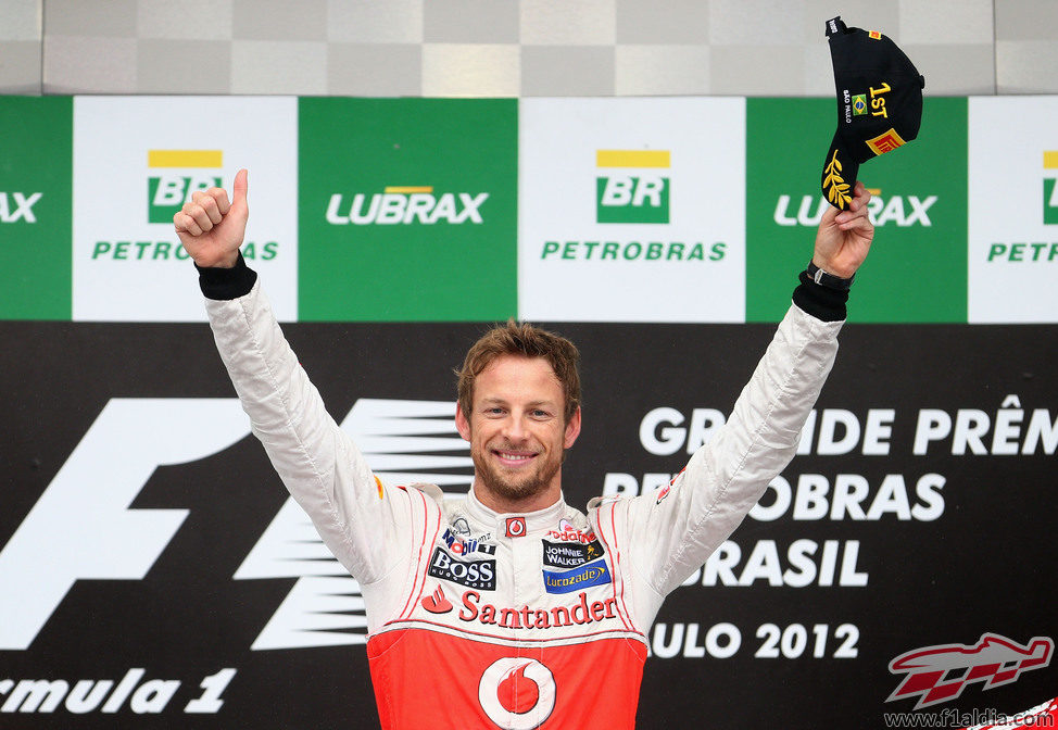 Jenson Button gana el GP de Brasil 2012