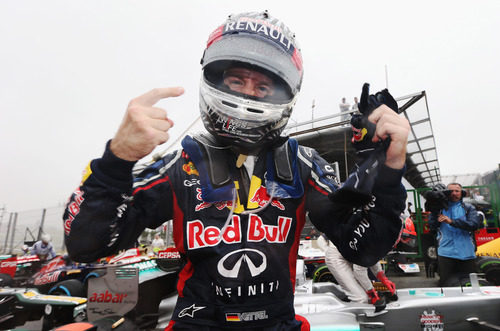 Sebastian Vettel gana el Mundial en el GP de Brasil 2012