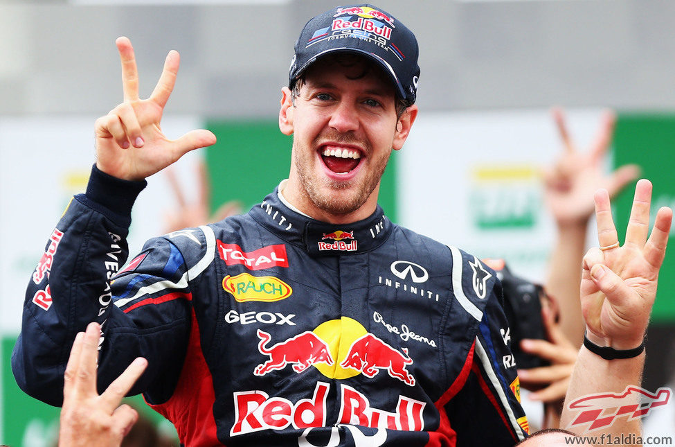 El tricampeonato del Mundo es para Sebastian Vettel
