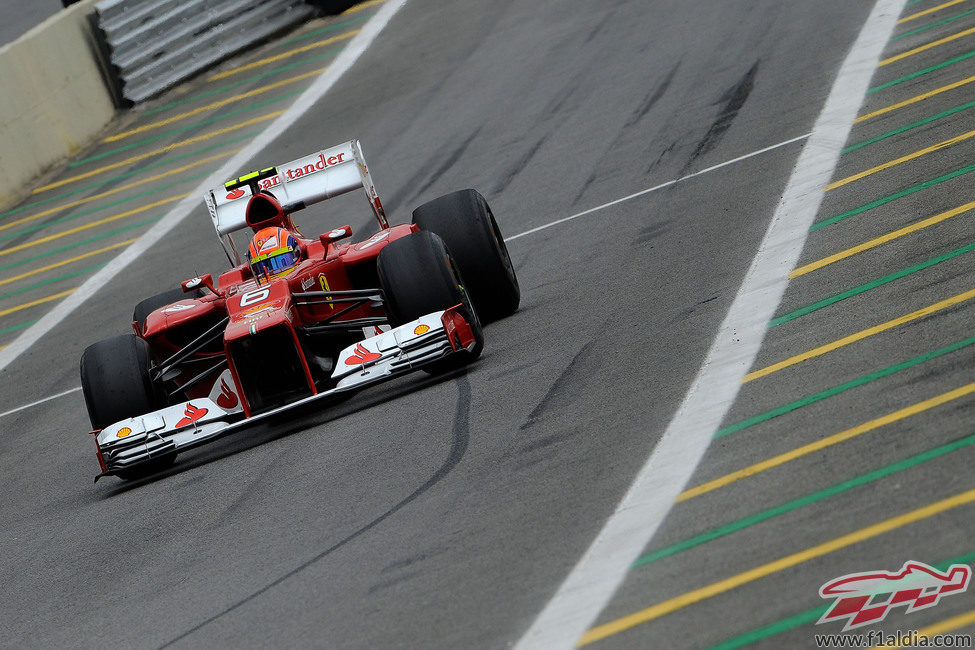 Felipe Massa logró un fantástico quinto puesto en la clasificación del GP de Brasil 2012