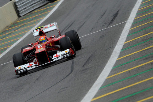 Felipe Massa logró un fantástico quinto puesto en la clasificación del GP de Brasil 2012