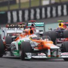 Paul di Resta abandonó en la última vuelta el GP de Brasil 2012