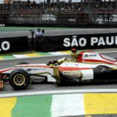 Pedro de la Rosa saldrá último en el GP de Brasil 2012