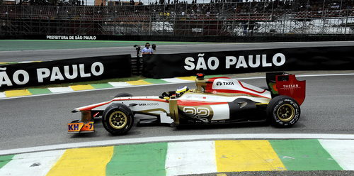 Pedro de la Rosa saldrá último en el GP de Brasil 2012