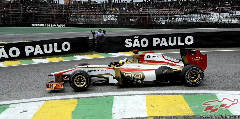 Pedro de la Rosa saldrá último en el GP de Brasil 2012