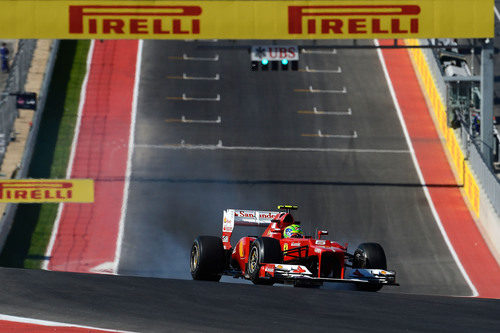 Felipe Massa se pasa de frenada en la clasificación del GP de Estados Unidos
