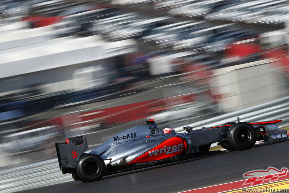 Jenson Button termina quinto el GP de Estados Unidos 2012