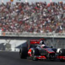 Jenson Button vio ganar a su compañero de equipo en Austin