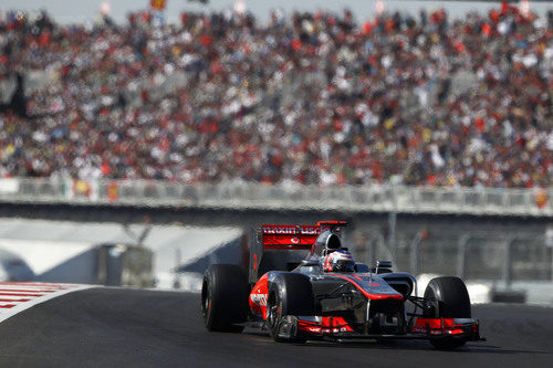 Jenson Button vio ganar a su compañero de equipo en Austin