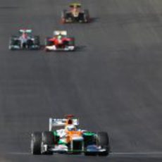 Paul di Resta cruzó la meta en Austin en 15º lugar