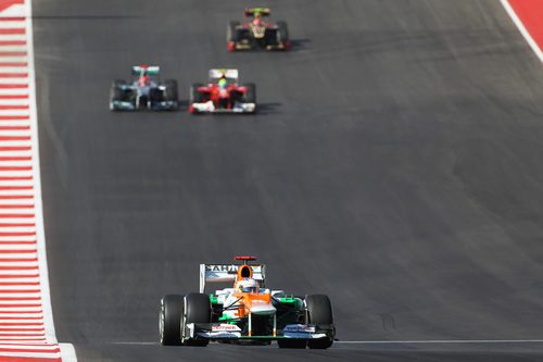 Paul di Resta cruzó la meta en Austin en 15º lugar