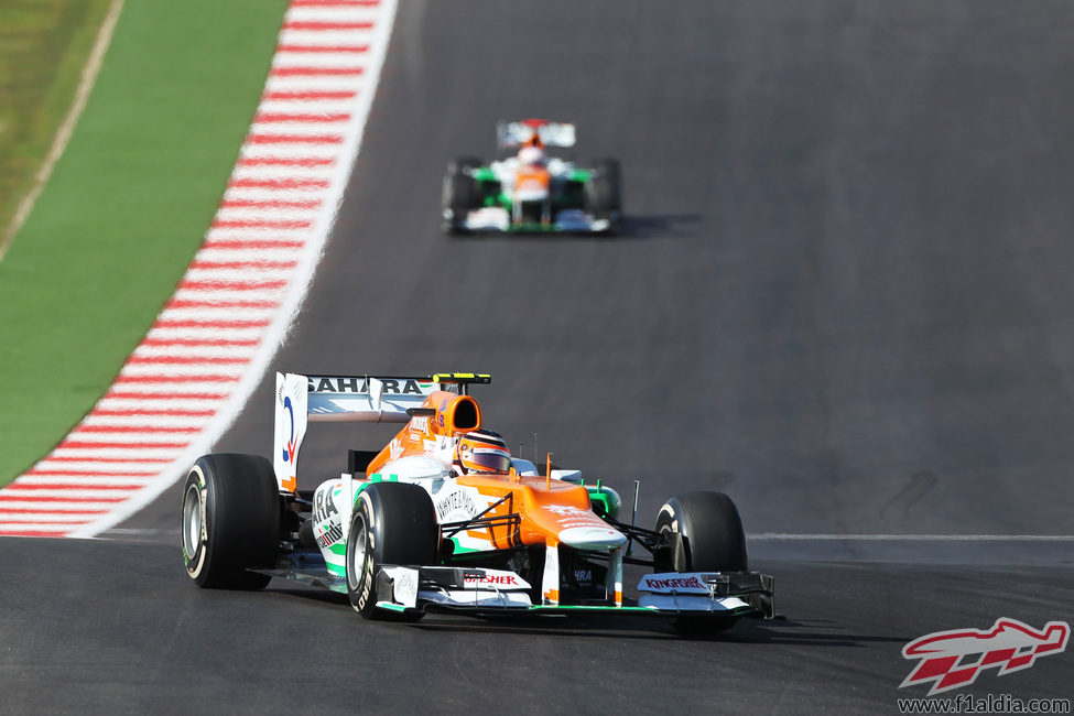 Nico Hülkenberg logró un fantástico octavo puesto en Austin