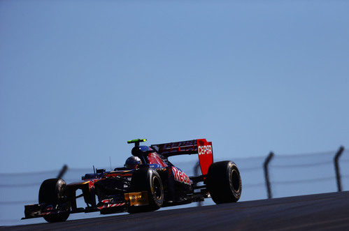 Jean-Eric Vergne no terminó la carrera de Austin por un problema con la suspensión