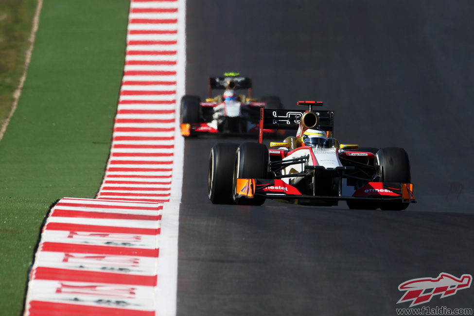 Pedro de la Rosa superó a su compañero en el GP de Estados Unidos 2012