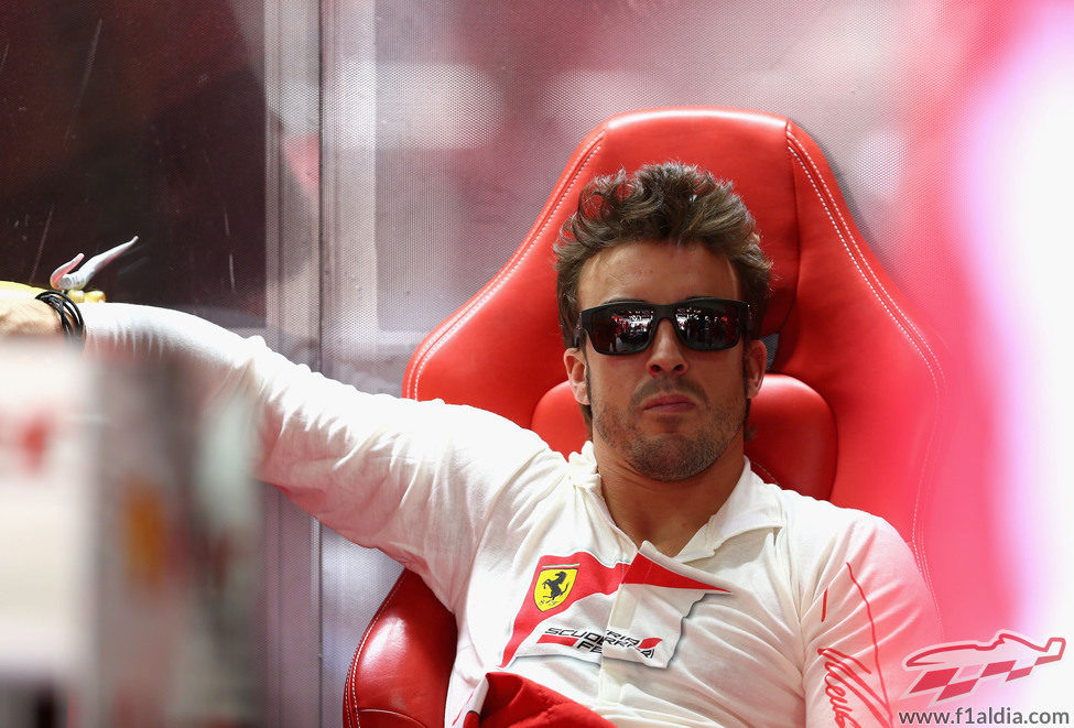 Alonso tranquilo en Interlagos