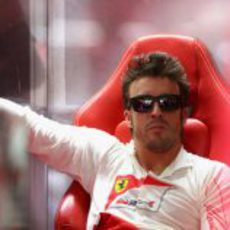 Alonso tranquilo en Interlagos