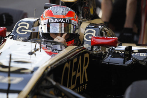 Romain Grosjean se prepara para un intenso viernes en Brasil