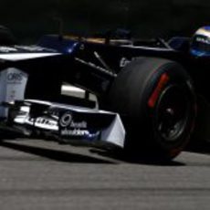 Valtteri Bottas rodó en los Libres 1 del GP de Brasil 2012