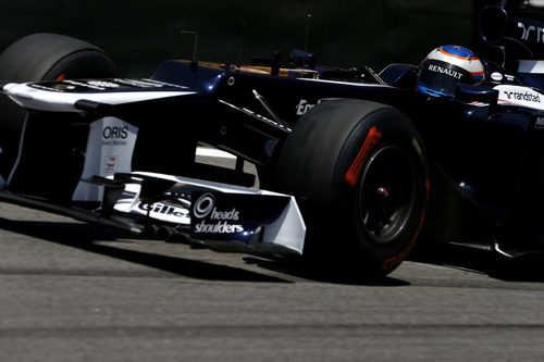 Valtteri Bottas rodó en los Libres 1 del GP de Brasil 2012