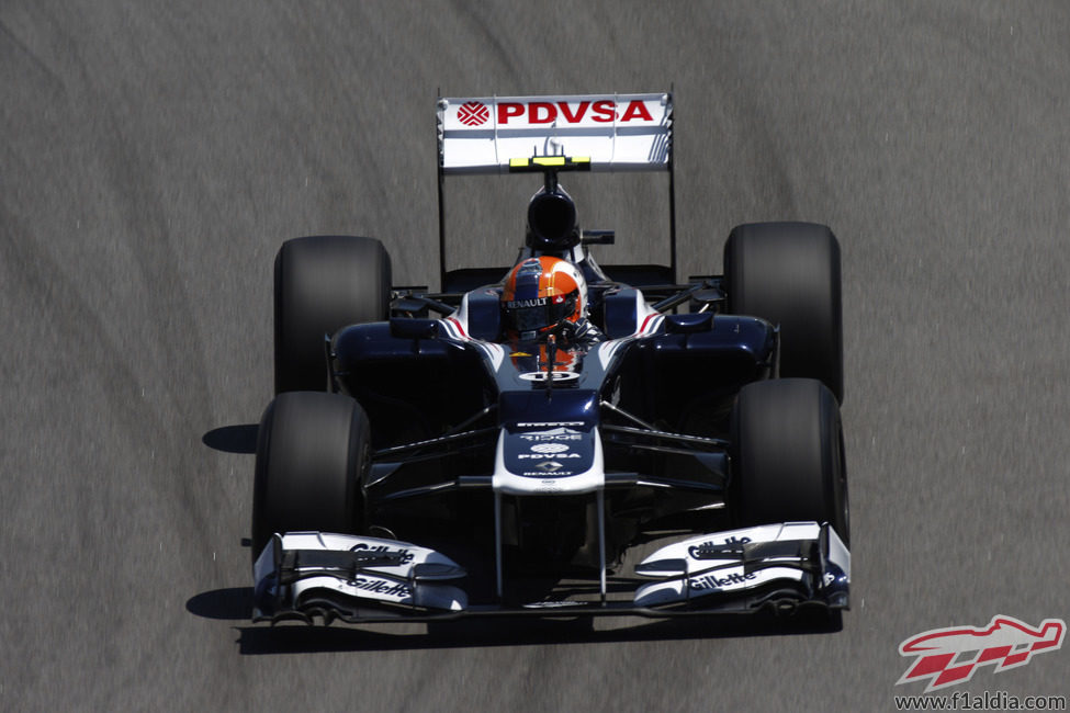 Bruno Senna recuperó el FW34 en los Libres 2 de Brasil