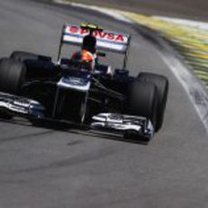 Bruno Senna en los libres de Interlagos 2012