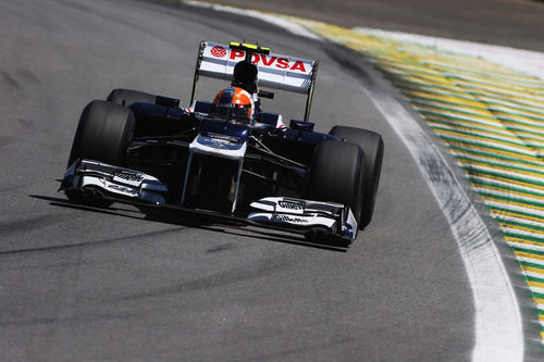 Bruno Senna en los libres de Interlagos 2012