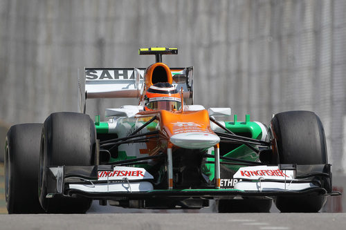 Nico Hülkenberg completa el último fin de semana con Force India