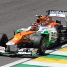 Nico Hülkenberg en los entrenamientos libres del viernes en Brasil