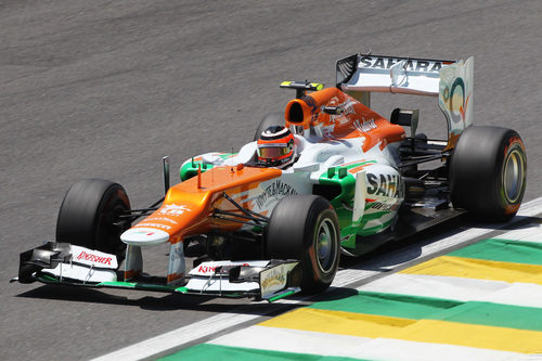 Nico Hülkenberg en los entrenamientos libres del viernes en Brasil