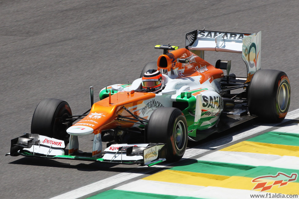 Nico Hülkenberg en los entrenamientos libres del viernes en Brasil