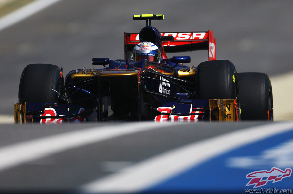 Jean-Eric Vergne en los Libres 1 del GP de Brasil 2012