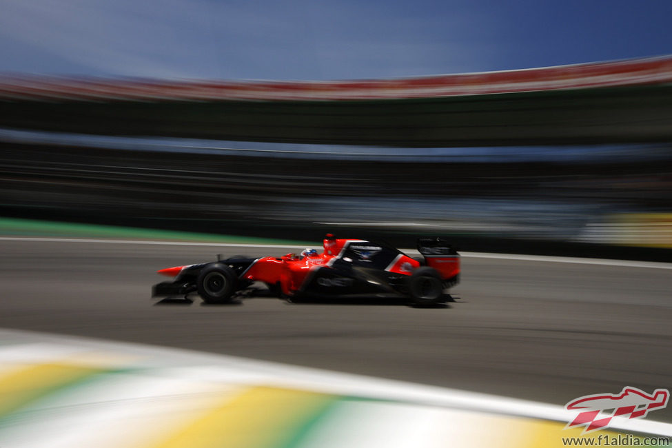 Timo Glock completa los entrenamientos en Brasil