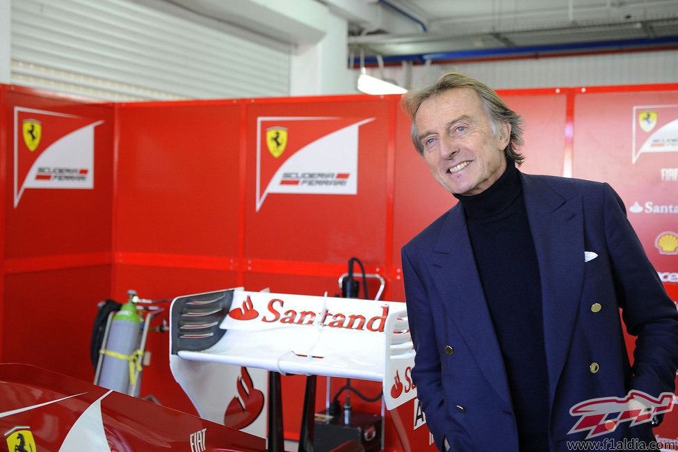 Luca di Montezemolo en las Finales Mundiales de Ferrari 2012