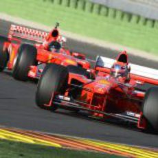 El modelo F1 número 196 de Ferrari en Cheste