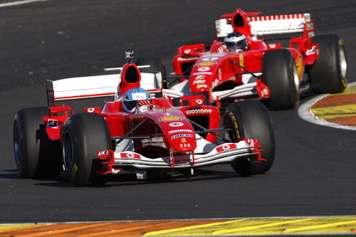 El modelo F1 número 235 de Ferrari en Cheste 2012