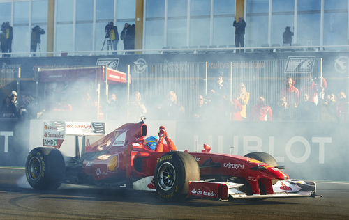 Fernando Alonso en las Finales Mundiales de Ferrari 2012
