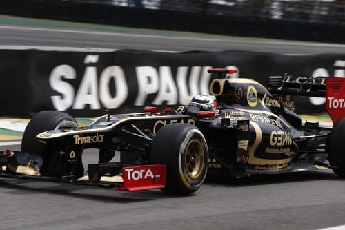 Kimi Räikkönen completa los Libres 3 del GP de Brasil 2012